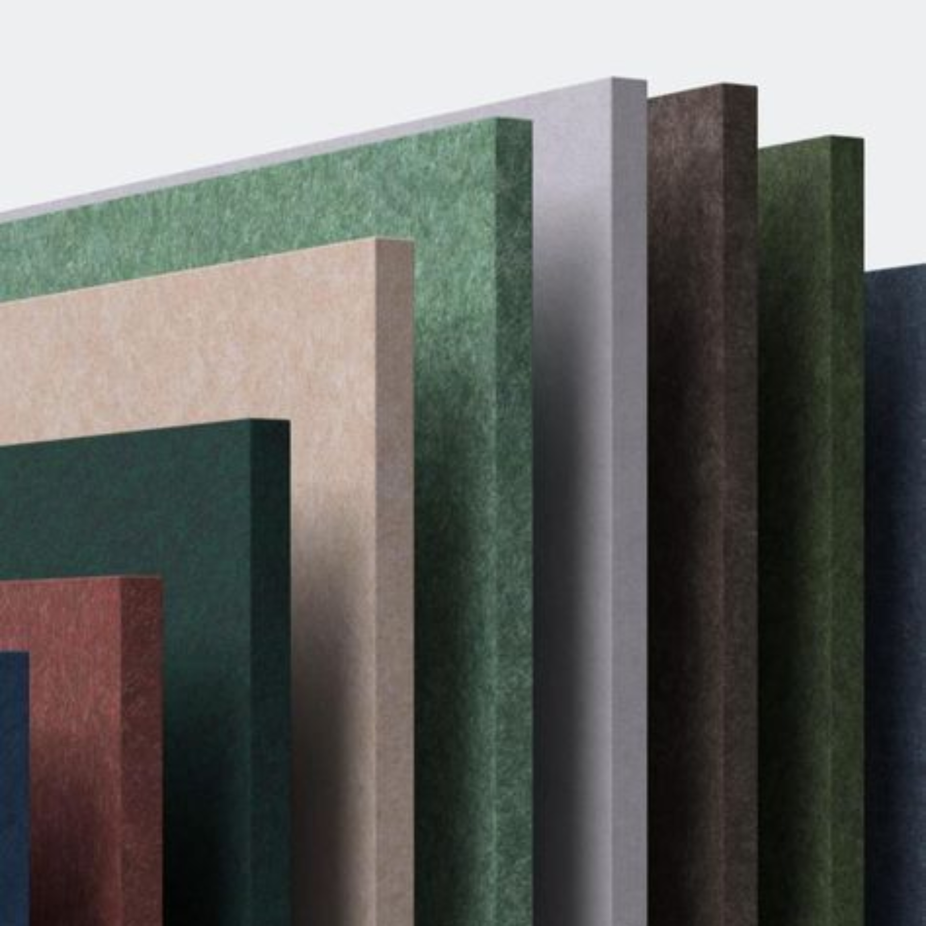 Acoustic felt panel solid colour for office and interiors